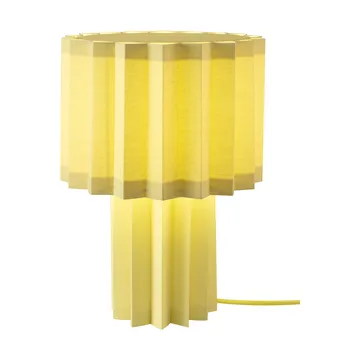 Lampa stołowa Plissé z tkaniny - Żółty, 40,9 cm - Örsjö Belysning