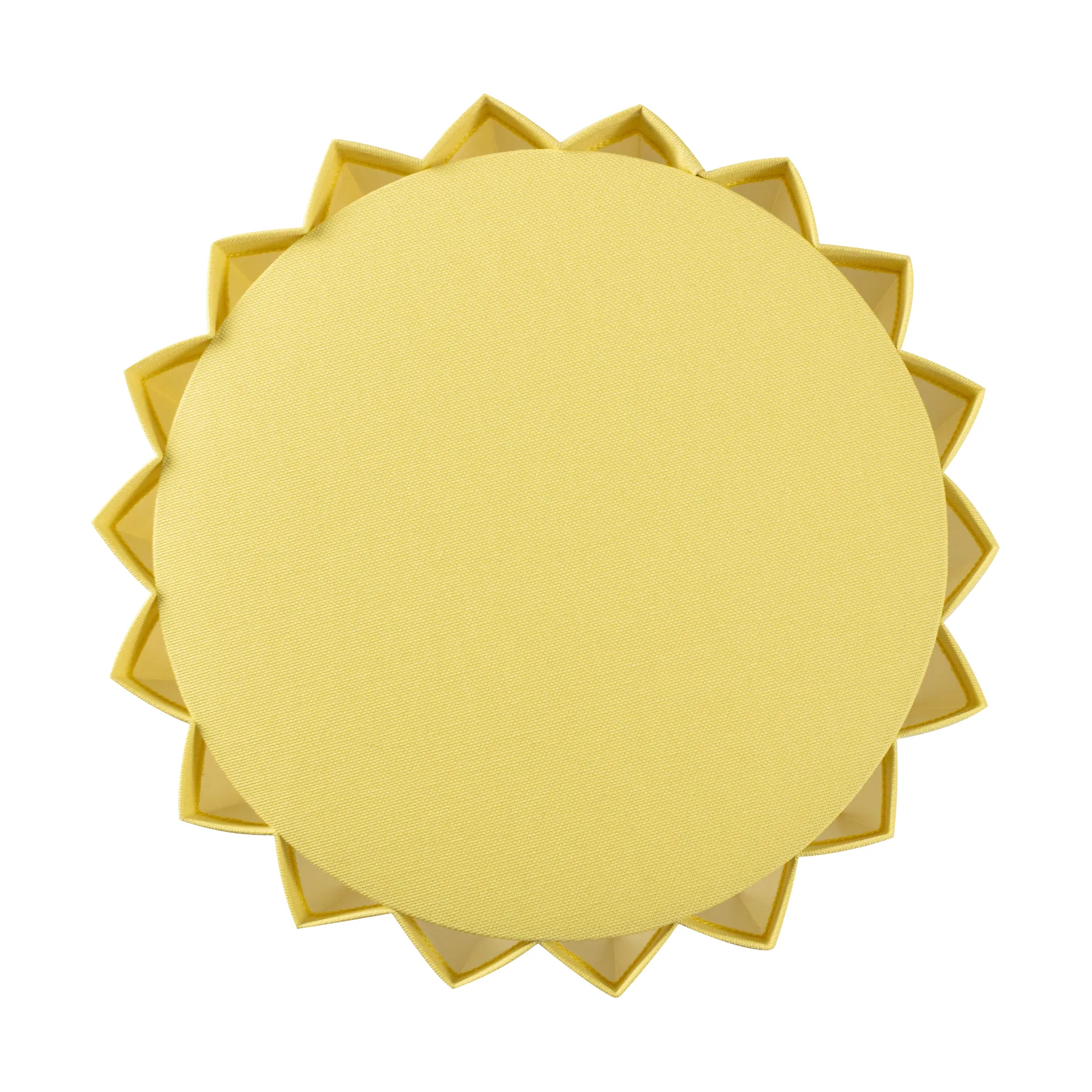 Lampa stołowa Plissé z tkaniny, Żółty, 40,9 cm Örsjö Belysning