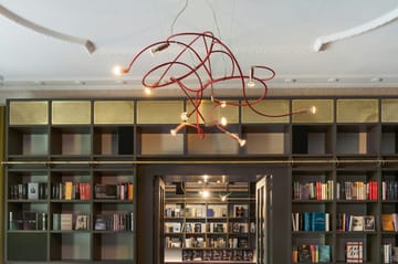 Lampa sufitowa Andromeda 108 cm - Biała stal - Örsjö Belysning