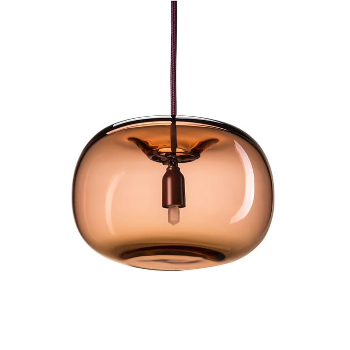Lampa sufitowa Pebble pękata - oxblood-glass - Örsjö Belysning