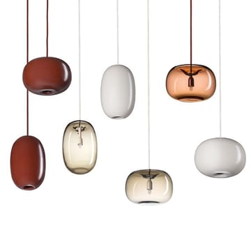 Lampa sufitowa Pebble podłużna - warm-grey-glass - Örsjö Belysning