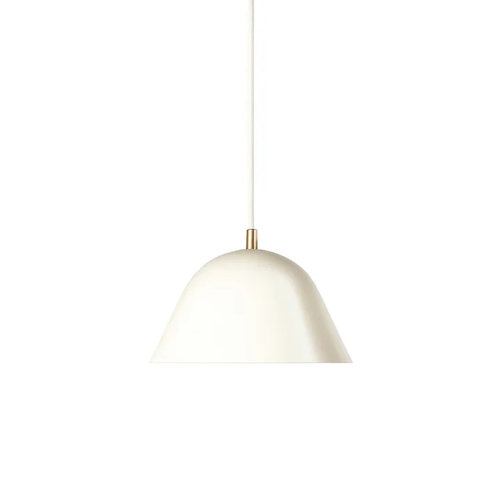 Lampa wisząca Streck, duża, 19×36 cm - Biały RAL 9016 - Örsjö Belysning