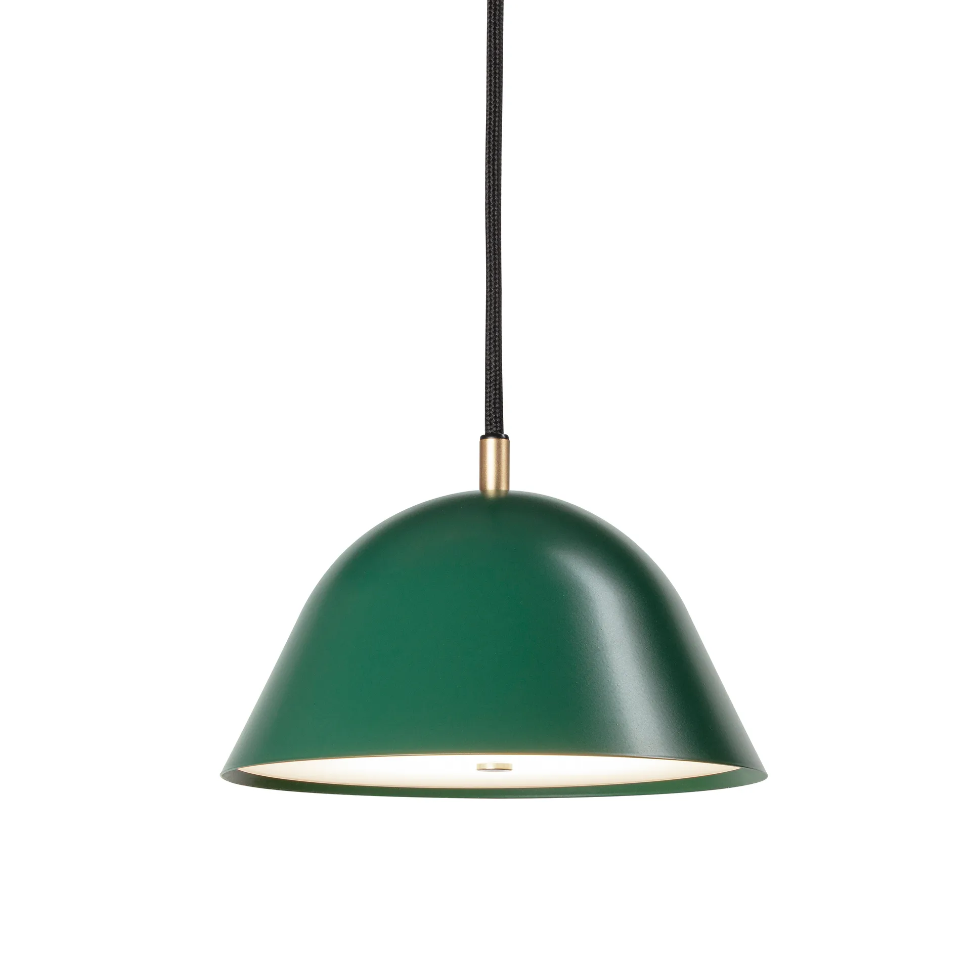 Lampa wisząca Streck, mała 11x21 cm, Zielony tallgrön RAL 6028 Örsjö Belysning
