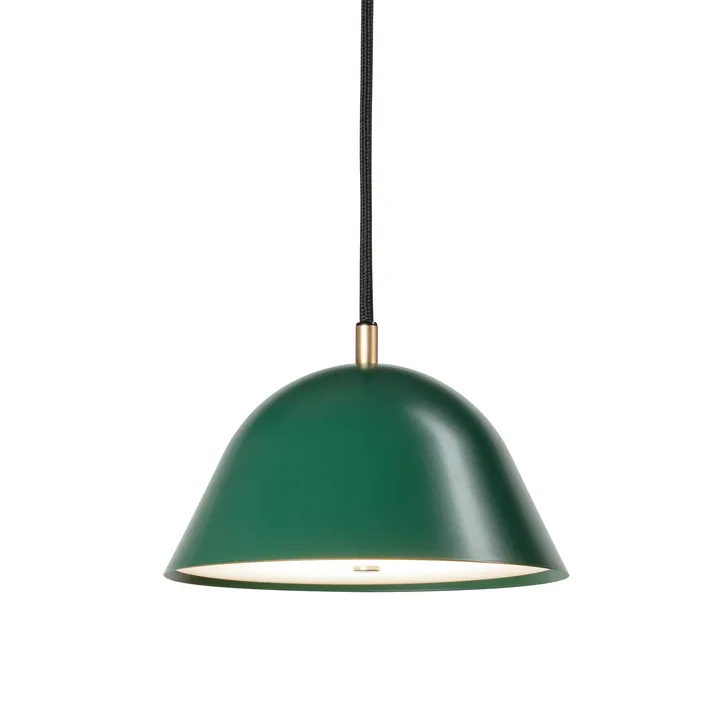 Lampa wisząca Streck, mała 11x21 cm - Zielony tallgrön RAL 6028 - Örsjö Belysning