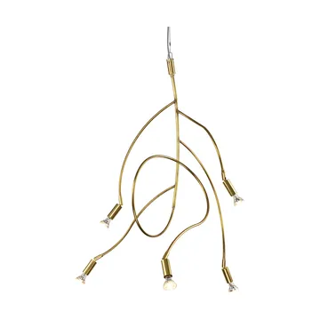 Ranka 5 lampa sufitowa - Surowy mosiądz - Örsjö Belysning