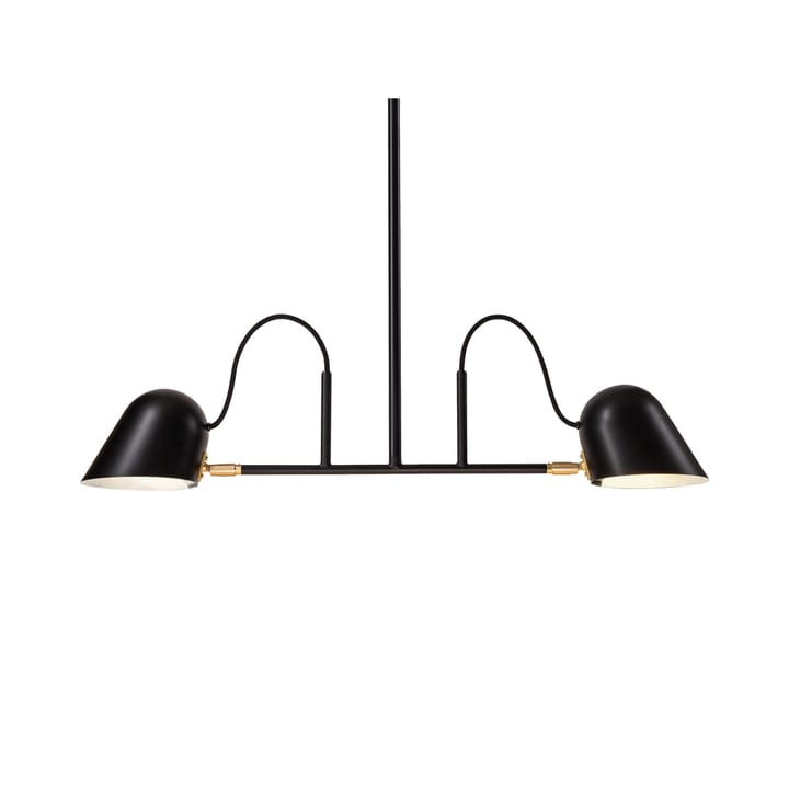 Streck 900 lampa wisząca - czarny/mosiądz, montaż stały - Örsjö Belysning