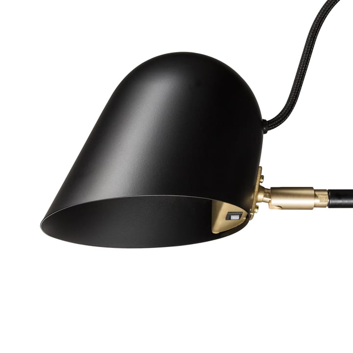 Streck lampa podłogowa,  ciepły szary, z przewodem elektrycznym tekstylny Örsjö Belysning