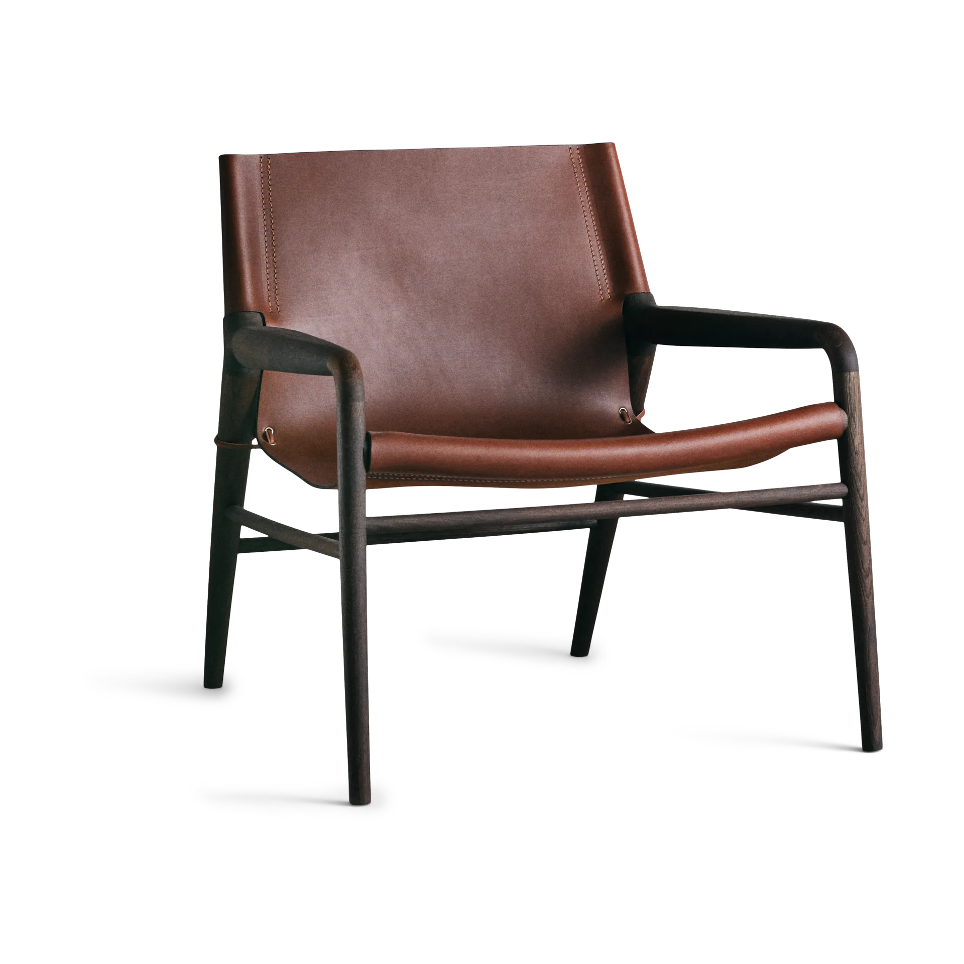 Fotel Rama Chair dąb wędzony, Cognac OX Denmarq