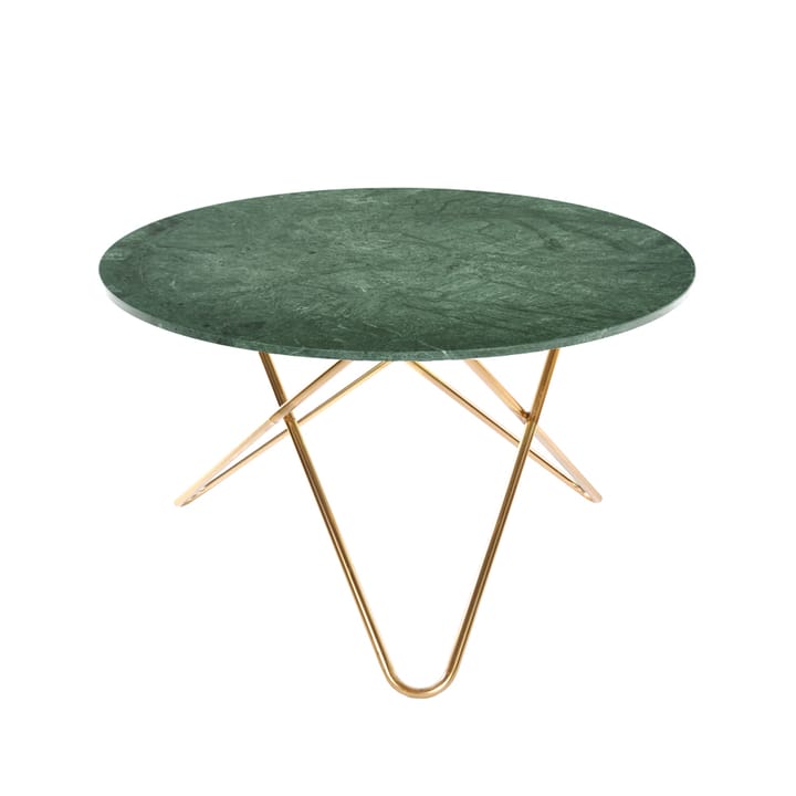 Stół Big O Table - marmur indio, nogi mosiądz - OX Denmarq