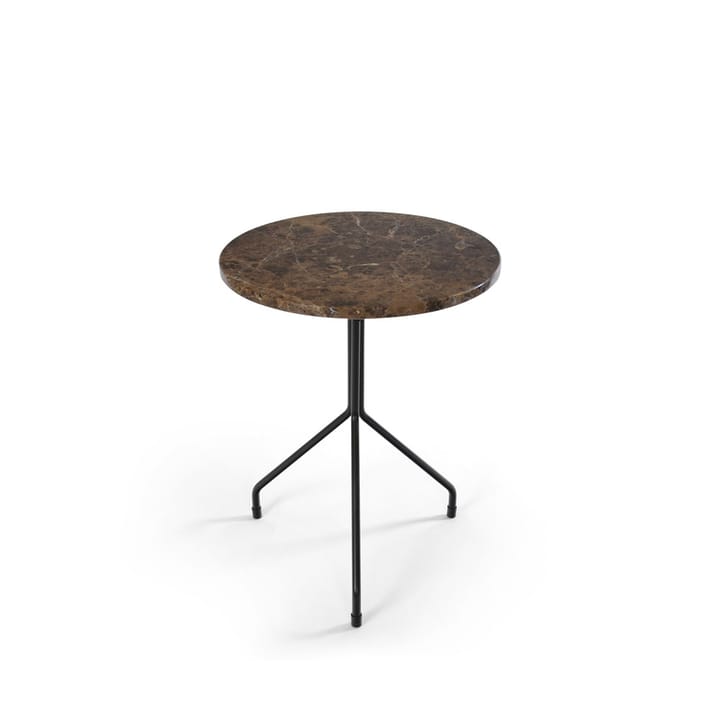 Stolik Allforone - Brown Emperador-black, Ø50 cm - OX Denmarq