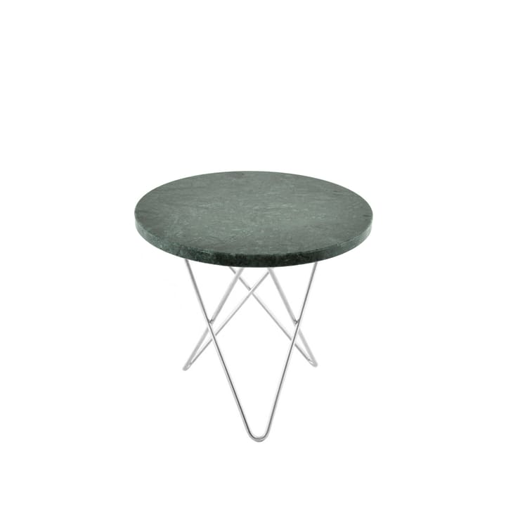 Stolik kawowy Mini O Table - marmur indio, nierdzewne nogi - OX Denmarq
