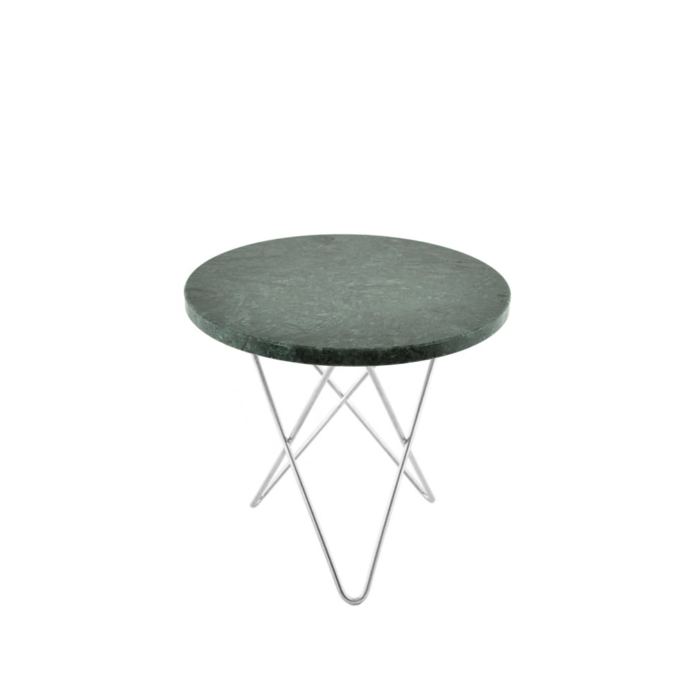 OX Denmarq Stolik kawowy Mini O Table marmur indio, nierdzewne nogi