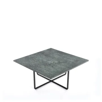 Stolik kawowy Ninety - marmur indio, czarne nogi - OX Denmarq