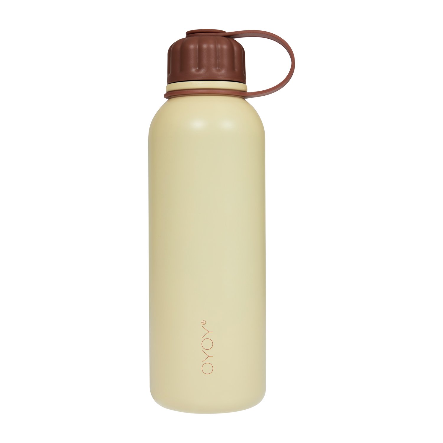 OYOY Butelka na wodę Pullo 520 ml Butter-Nutmeg | Skandynawski Design | Butelki | Beżowy
