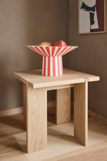 Dekoracja na stół Toppu wysoka 17xØ30 cm - Red-peach - OYOY