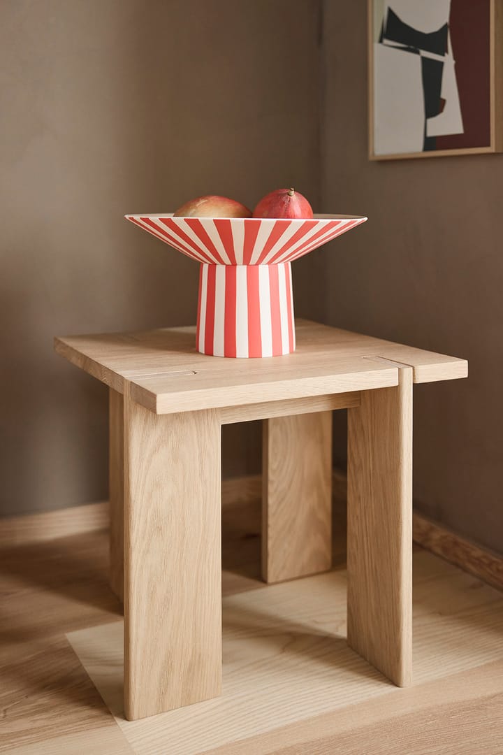 Dekoracja na stół Toppu wysoka 17xØ30 cm, Red-peach OYOY