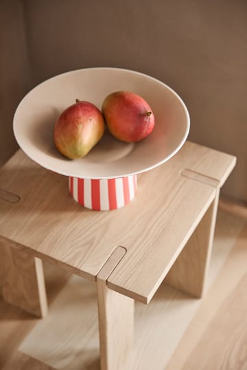 Dekoracja na stół Toppu wysoka 17xØ30 cm - Red-peach - OYOY
