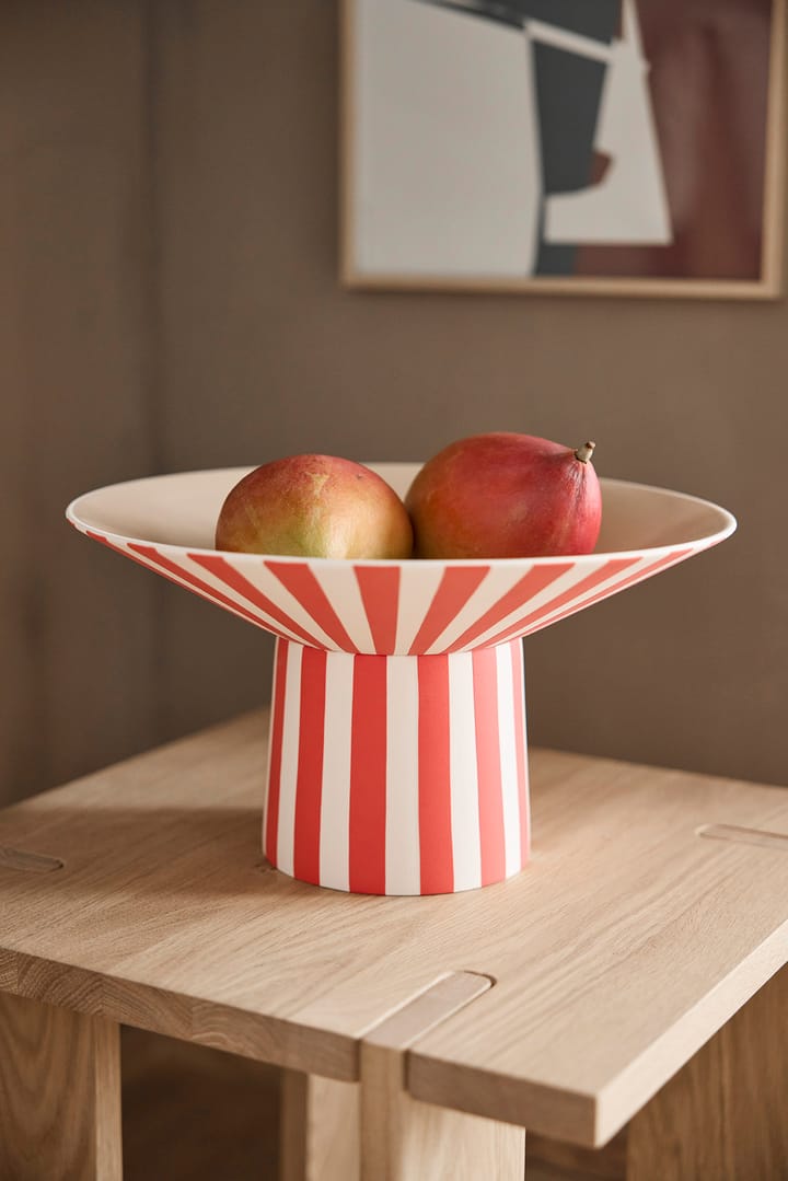 Dekoracja na stół Toppu wysoka 17xØ30 cm, Red-peach OYOY