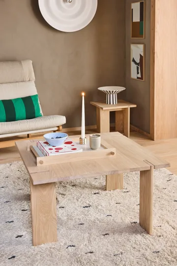 Dekoracja na stół Toppu wysoka Ø30x17 cm - White-black - OYOY