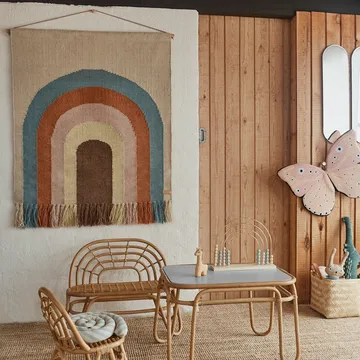 Dekoracja ścienna Follow the rainbow 100x115 cm - Multi - OYOY