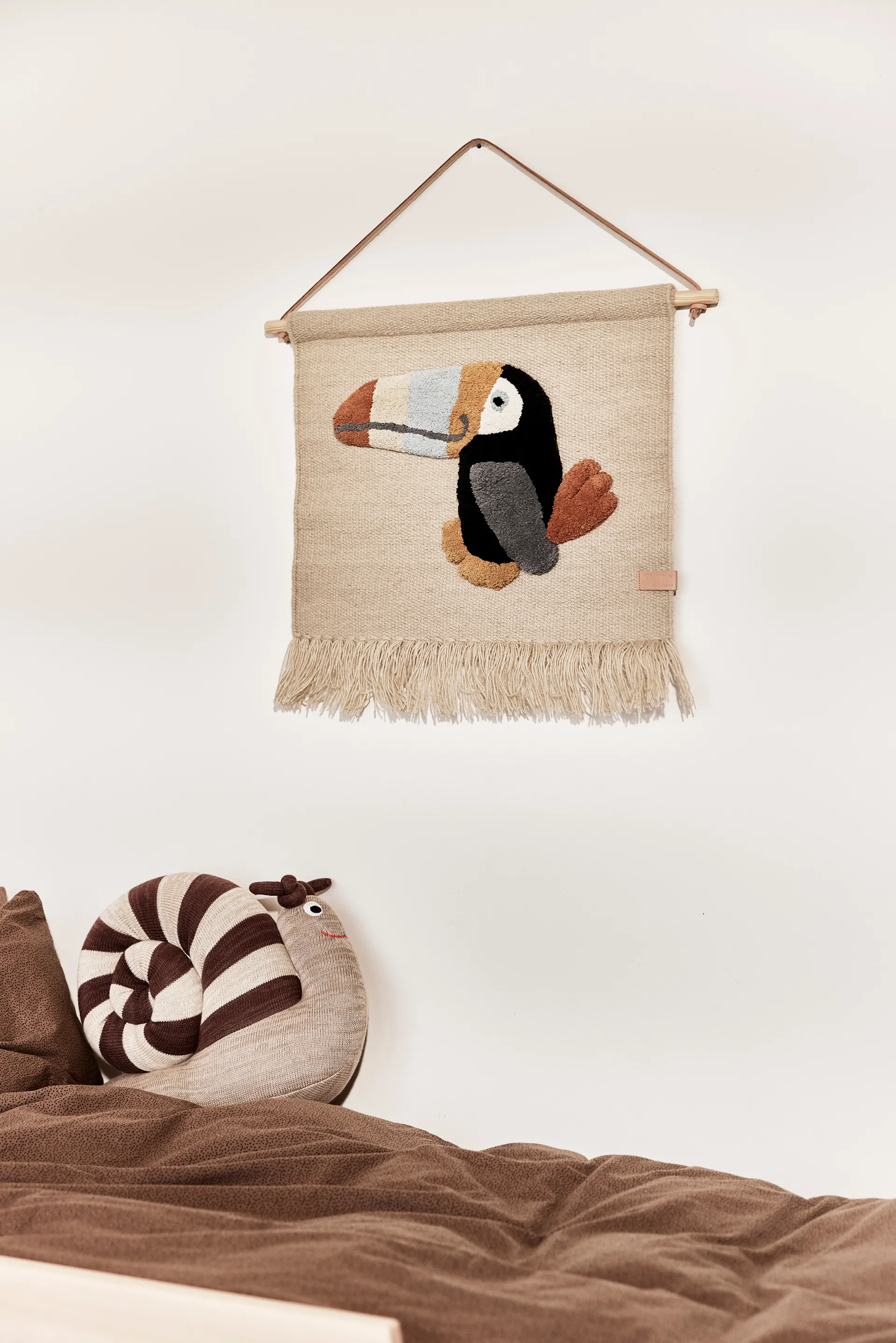 Dekoracja ścienna Toucan 47x48 cm, Clay OYOY