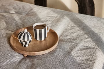 Doniczka Toppu Ø8 cm - Black-white - OYOY