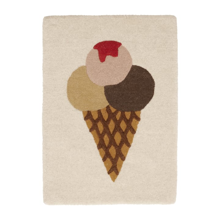 Dywan dziecięcy Ice Cream Tufted 45x65 cm - Multi - OYOY