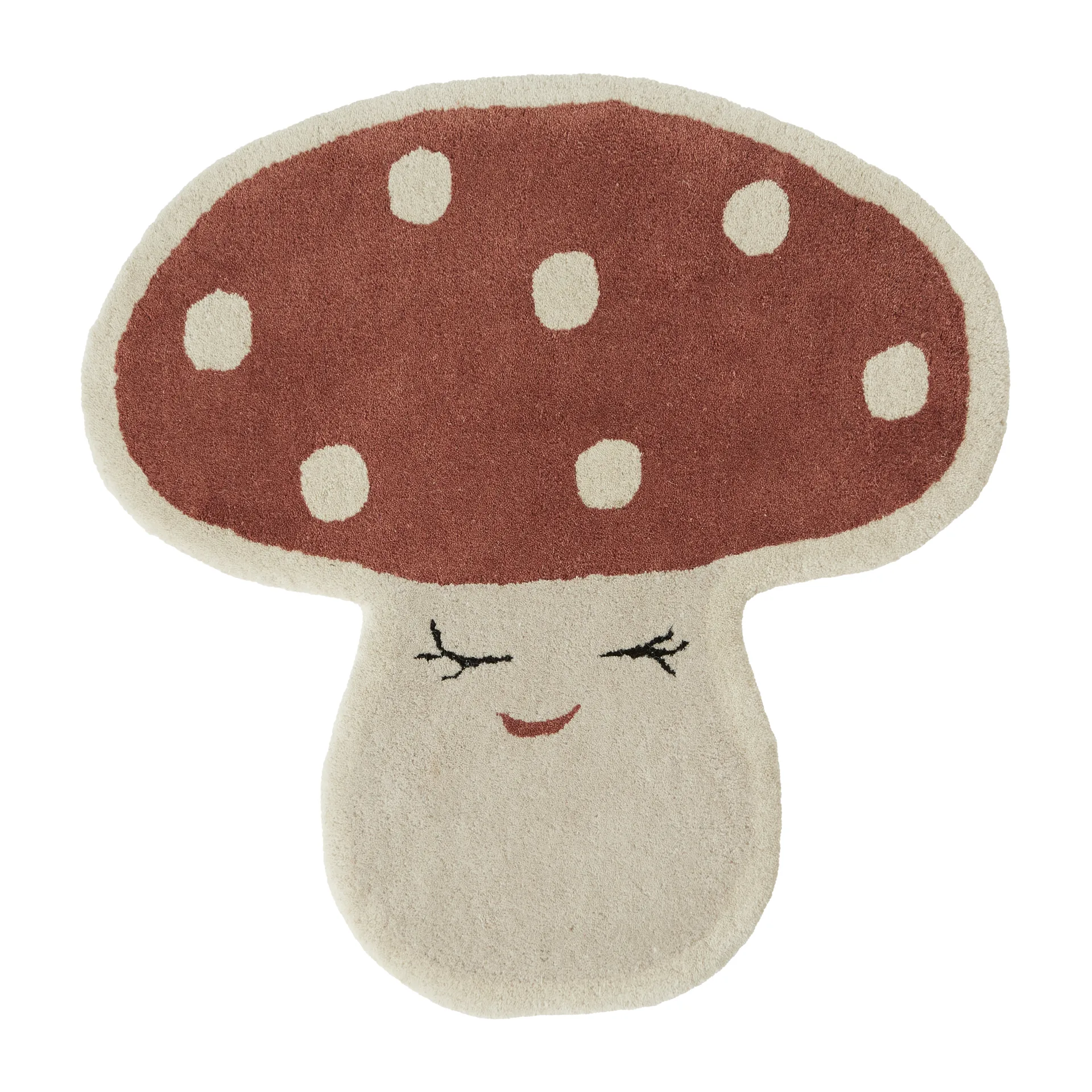 Dywan Malle mushroom 75x77 cm, Czerwony OYOY