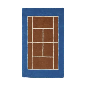Dywan Tennis - Caramel-Optic blue, 88x150 cm - OYOY
