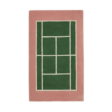 Dywan Tennis - Green-rose, 88x150 cm - OYOY