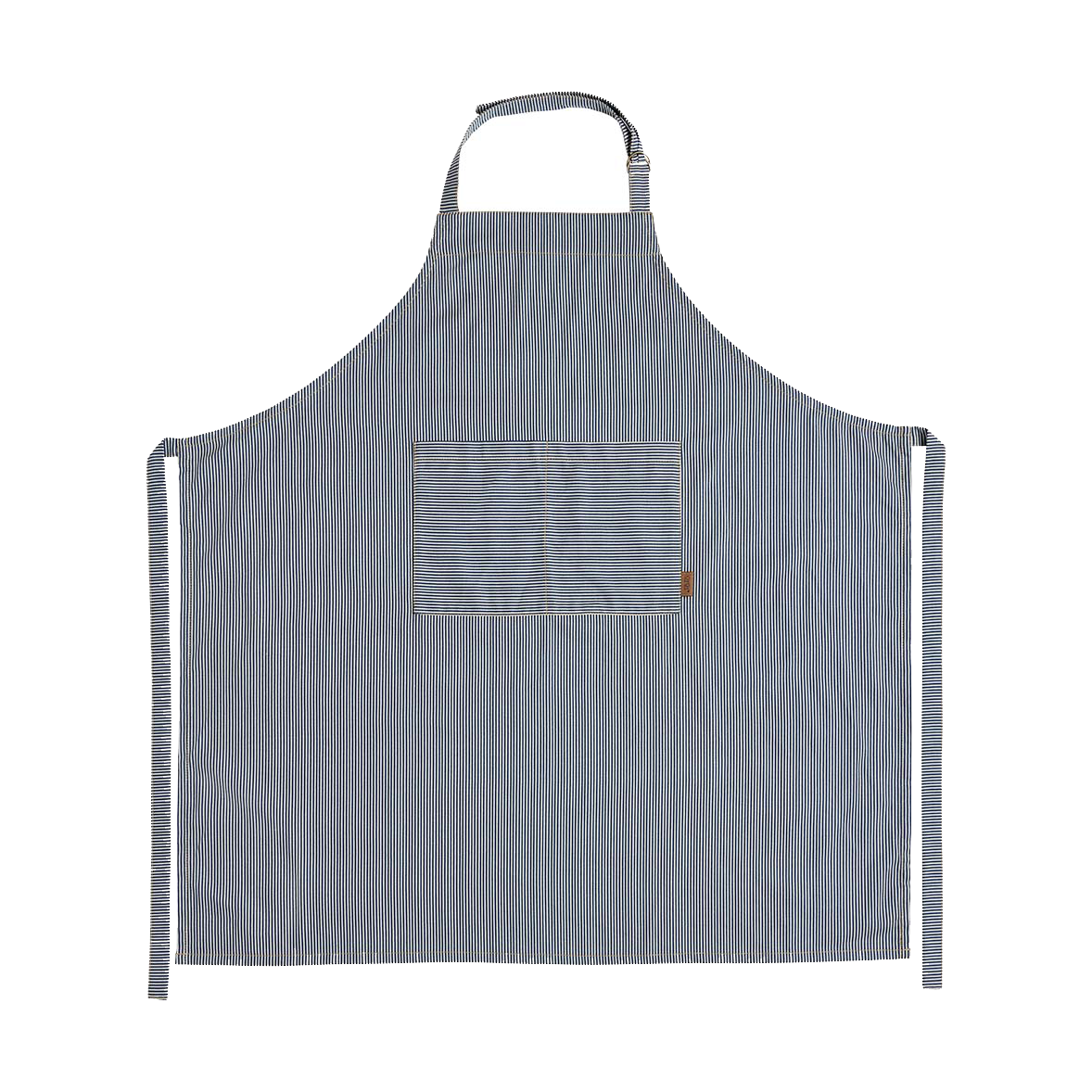 OYOY Fartuch Striped Denim Blue | Skandynawski Design | Fartuchy | Niebieski