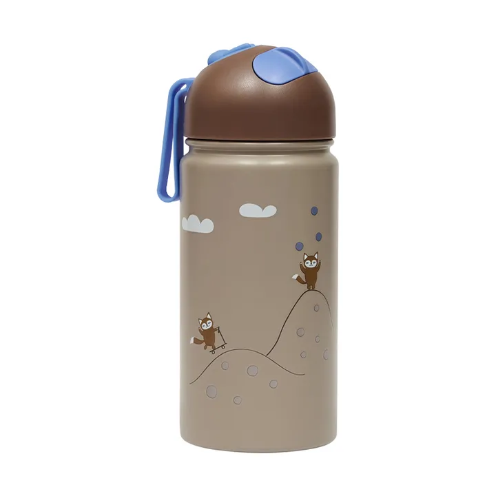 Friends in the Forest termos 360 ml - Blue - OYOY