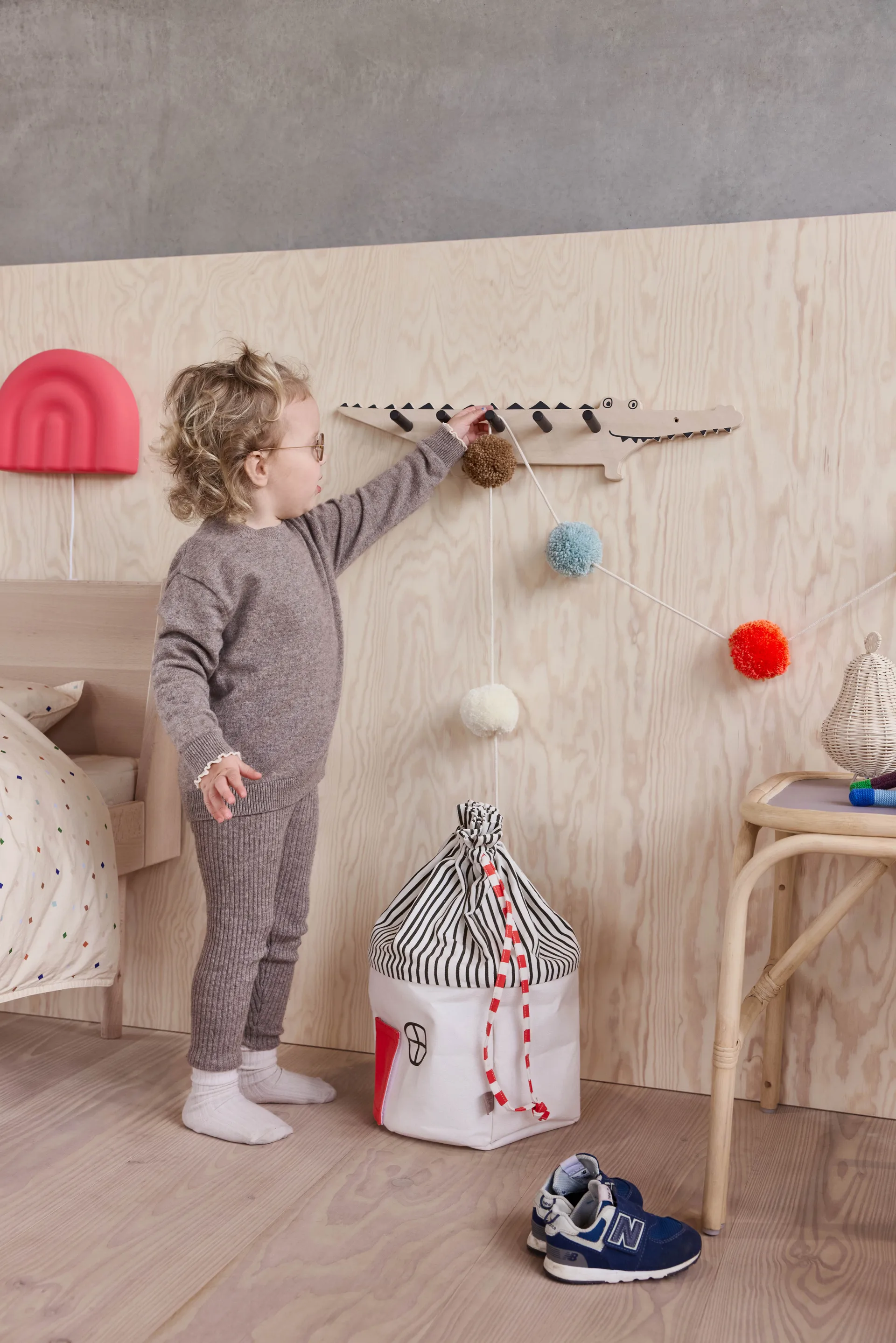 Girlanda Pom Pom 300 cm, Multi OYOY