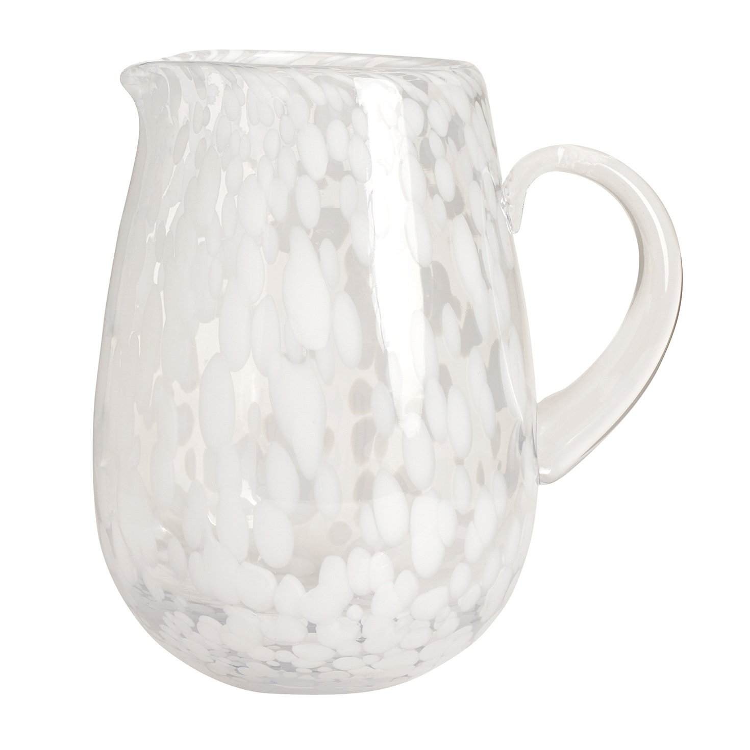 OYOY Karafka na wodę Jali White | Skandynawski Design | Dzbanki i karafki do wody | Biały