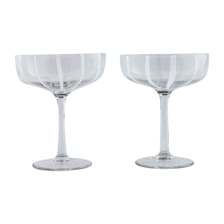 Kieliszek do szampana Mizu coupe 2-pak, Clear OYOY