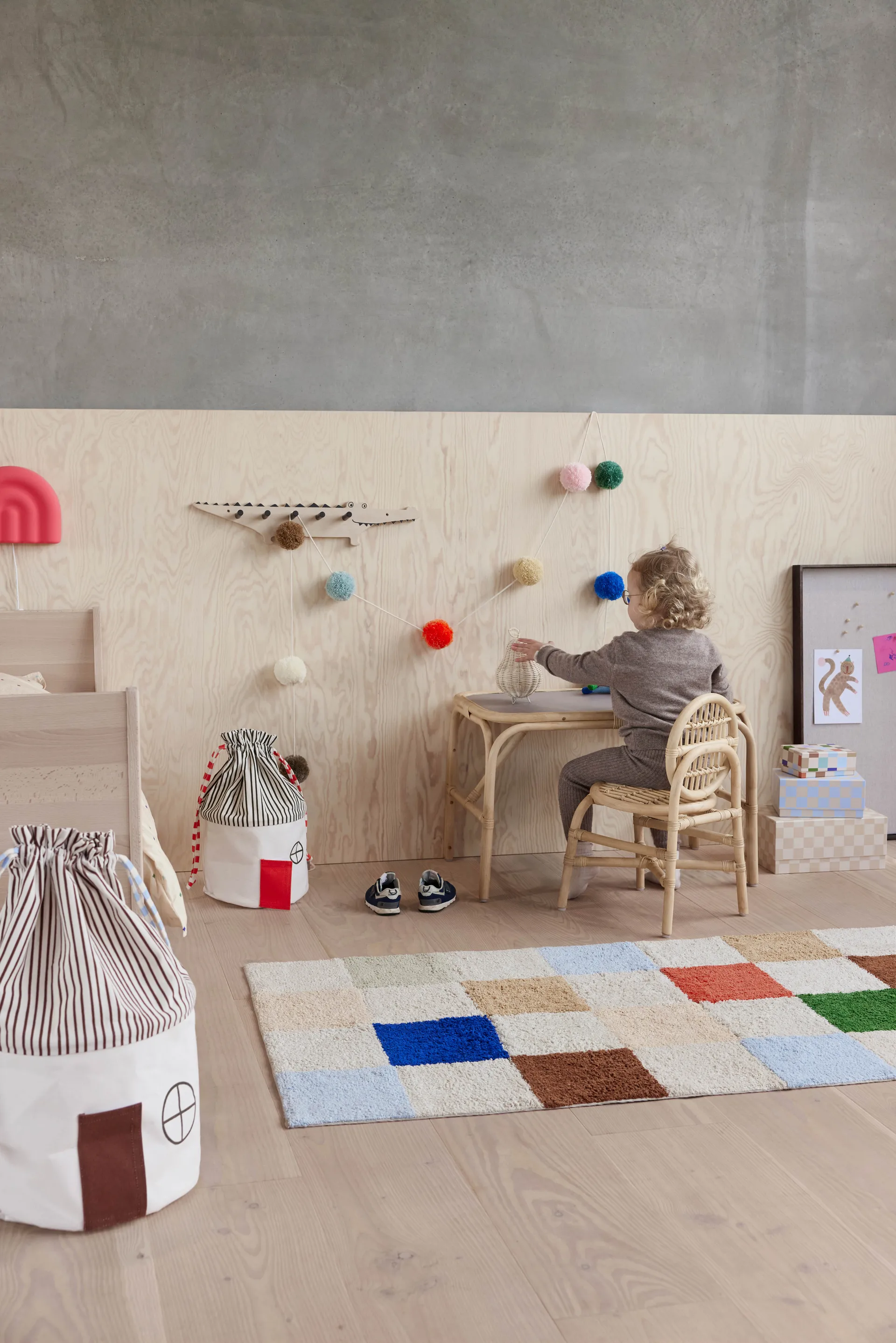 Kosz do przechowywania Koya Large, Nutmeg OYOY