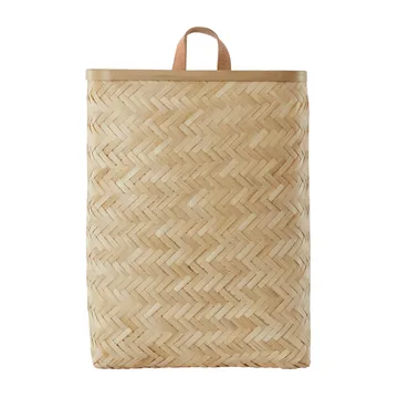 Kosz ścienny Sporta 15x42 cm - Naturalny - OYOY