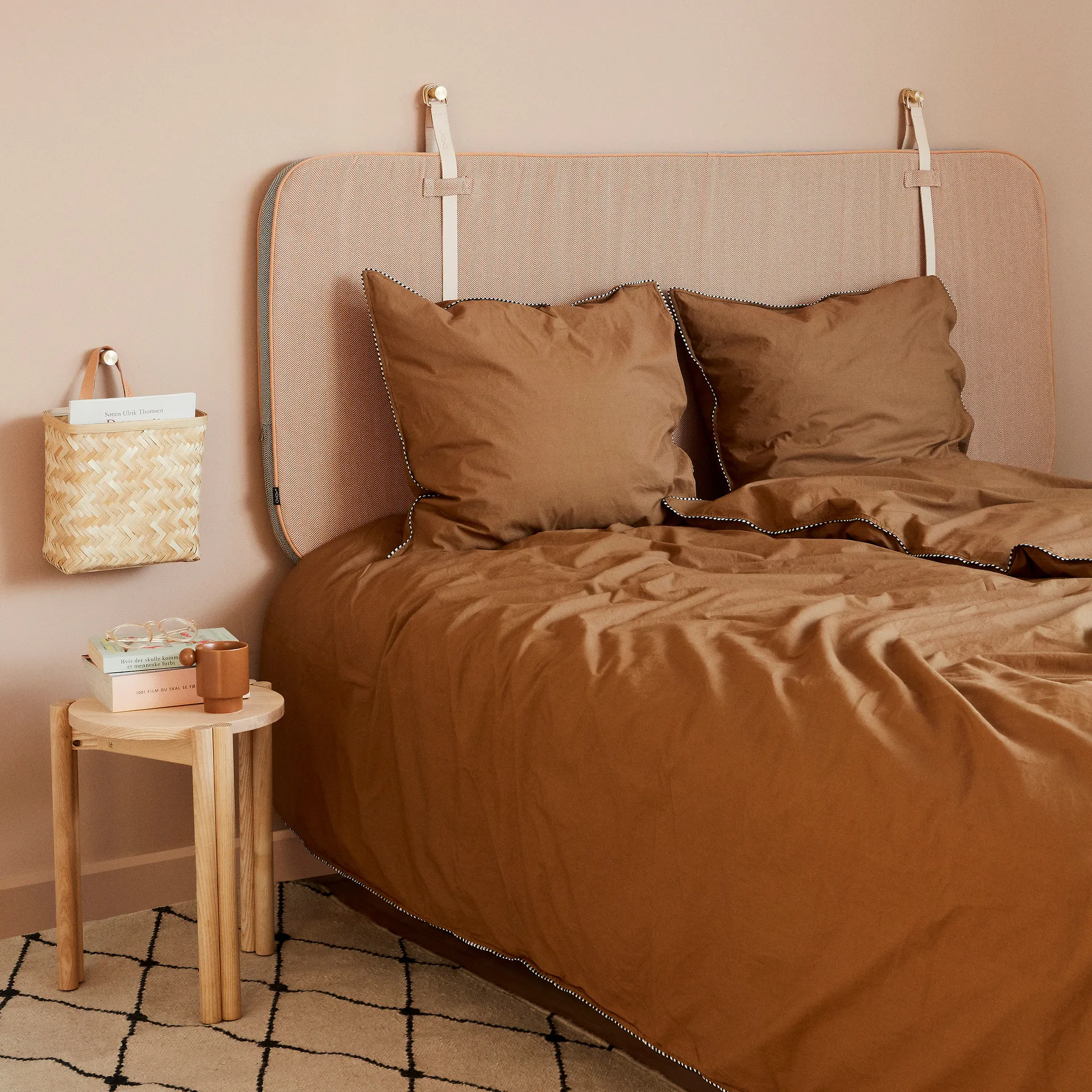 Kosz ścienny Sporta 25x25 cm, Naturalny OYOY