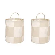 Koszyk do przechowywania Chess small 2-szt. - Clay-offwhite - OYOY
