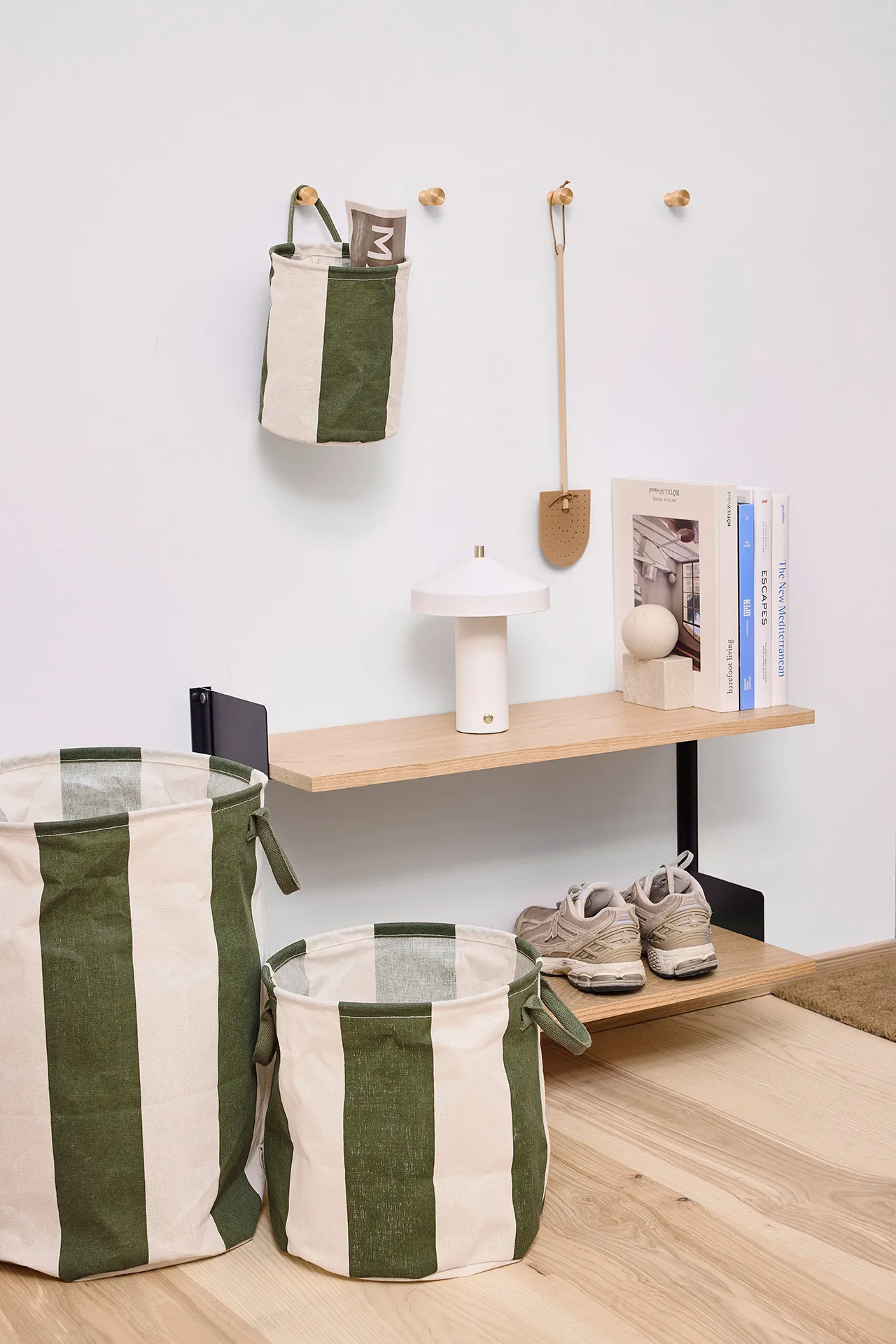 Koszyk do przechowywania Kara small Ø18x22 cm 2-szt., Dark Green OYOY