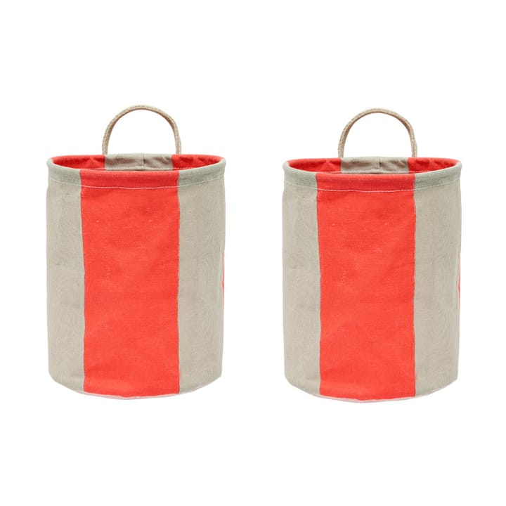 Koszyk do przechowywania Kara small 22xØ18 cm 2-szt. - Cherry Red - OYOY
