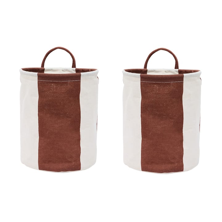 Koszyk do przechowywania Kara small 22xØ18 cm 2-szt. - Nutmeg - OYOY