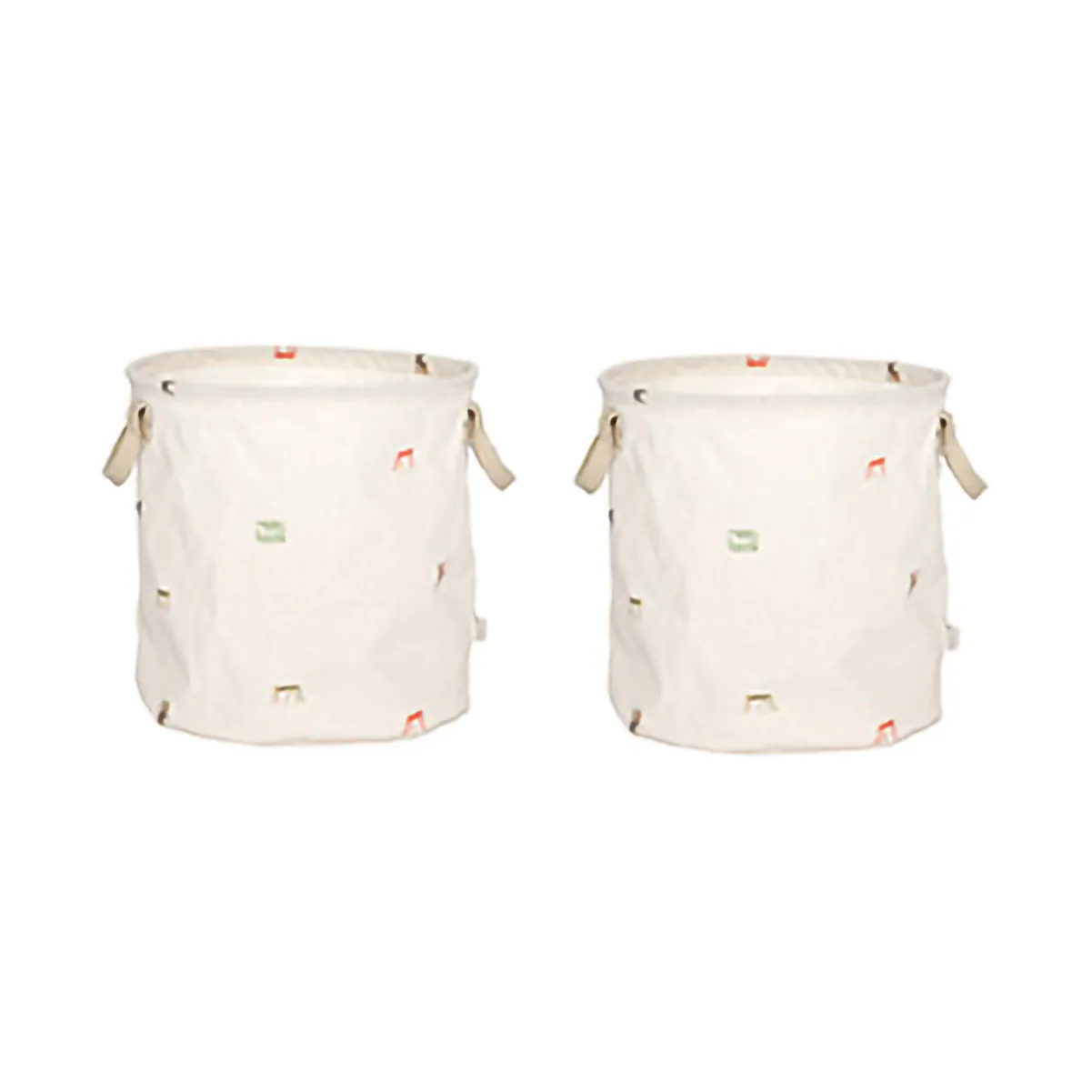 Koszyk do przechowywania Moira medium Ø32x32 cm 2 części, Multi OYOY