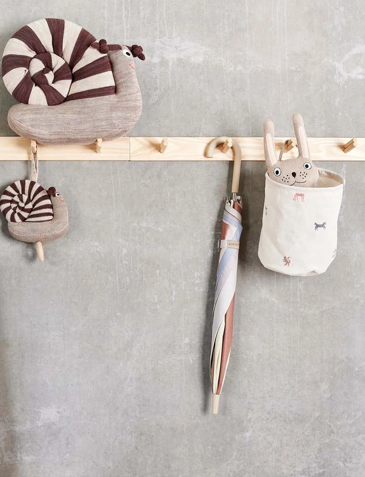 Koszyk do przechowywania Moira small Ø18x22 cm 2 części, Multi OYOY