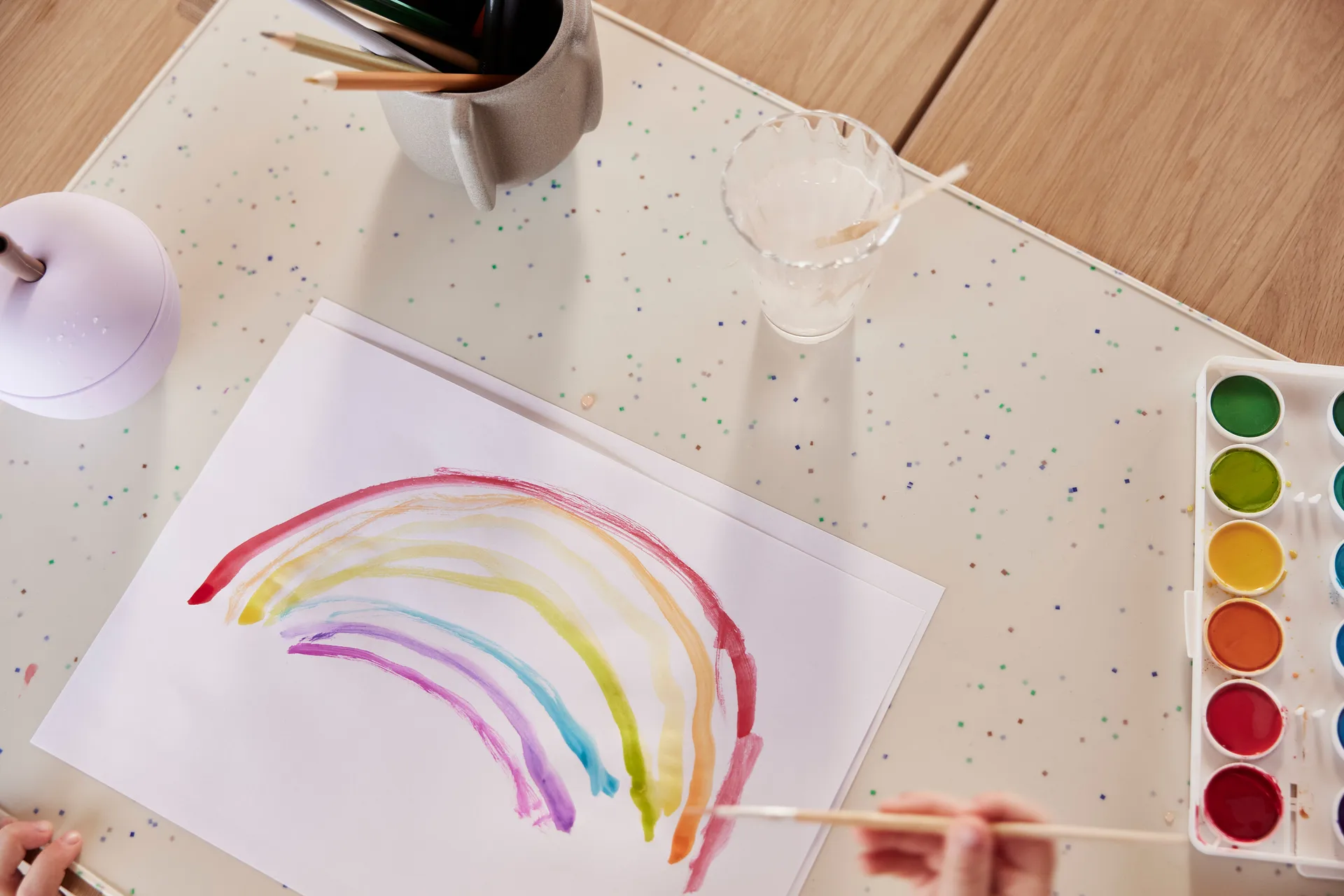 Kubek Apple, Lavender OYOY