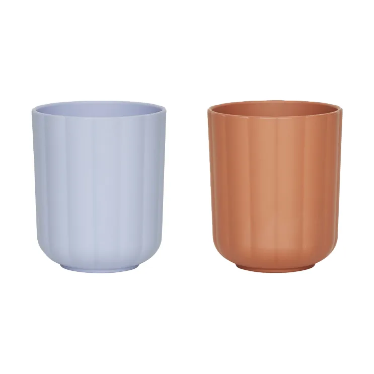 Kubek Pullo 2 szt., Caramel-ice blue OYOY