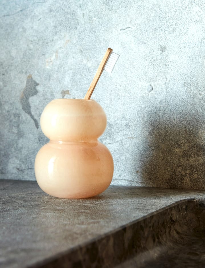Lasi wazon extra small 12,5 cm, Powder (pomarańczowy) OYOY