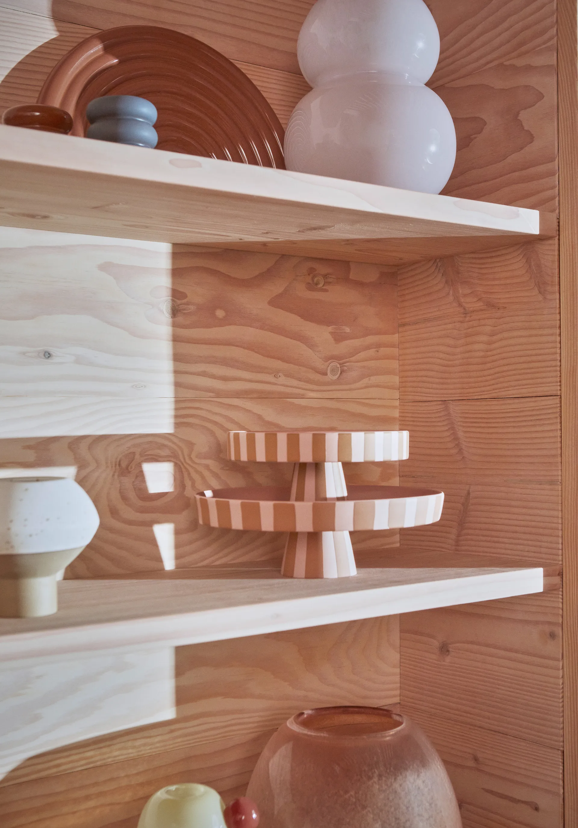 Lasi wazon mały 21,5 cm, Rose OYOY