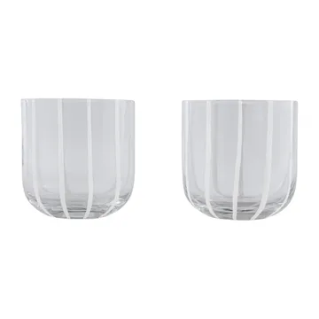 Mizu szklanki do wody 2‑pak - Clear - OYOY