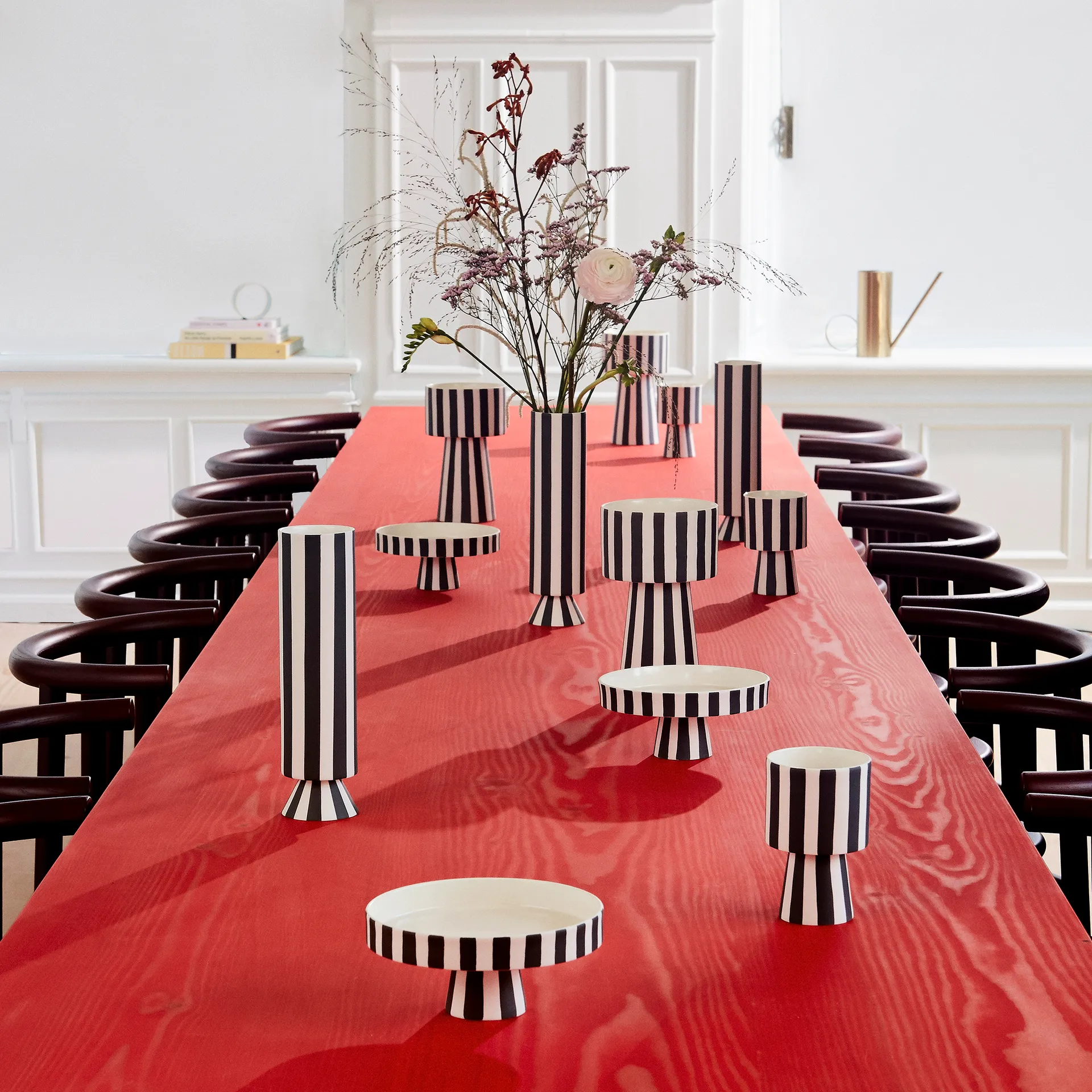 Naczynie do serwowania Toppu Ø20 cm, Czarnobiałe OYOY